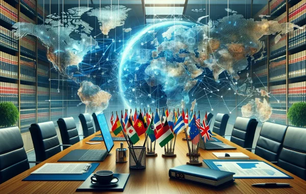 65f32dd0fffc7dcc42685b03_global business expansion scene_ a modern office